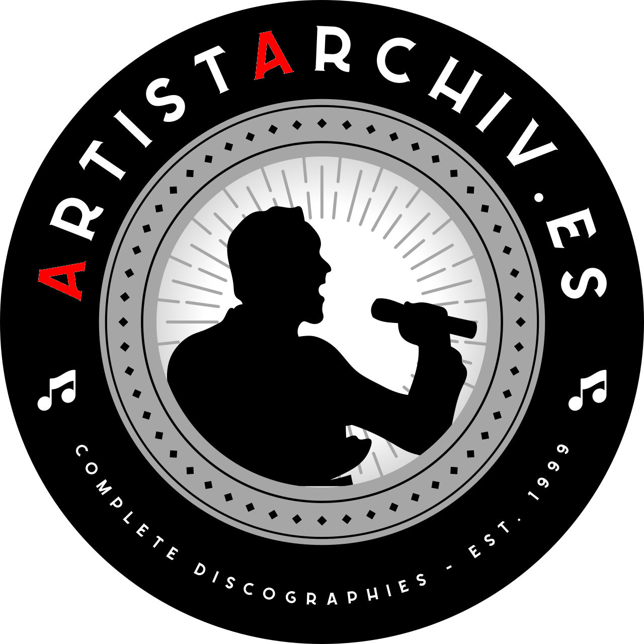 ArtistArchiv.es logo - vinyl record collection