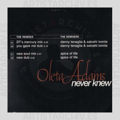 Oleta Adams - Never Knew Love