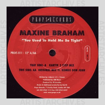 Maxine Braham - You Used To Hold Me So Tight