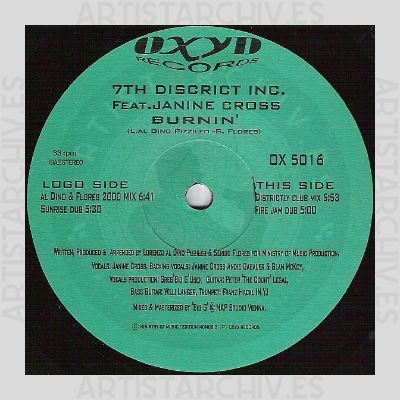 7th District Inc. feat. Janine Cross - Burnin'