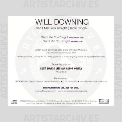 Will Downing - Glad I Met You Tonight