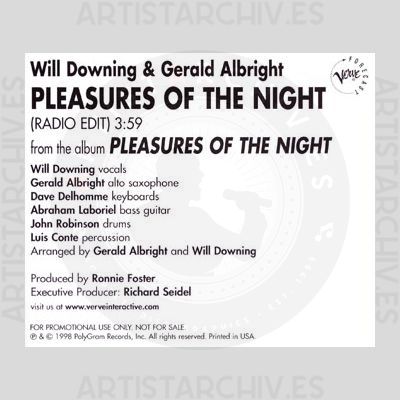 Will Downing & Gerald Albright - Pleasures Of The Night