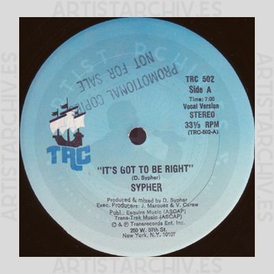 Sypher - It's Got To Be Right