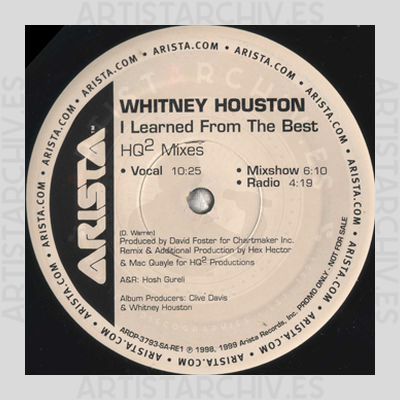 Whitney Houston - I Learned From The Best - HQ²  Mixes