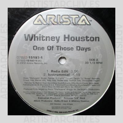 Whitney Houston - One Of Those Days
