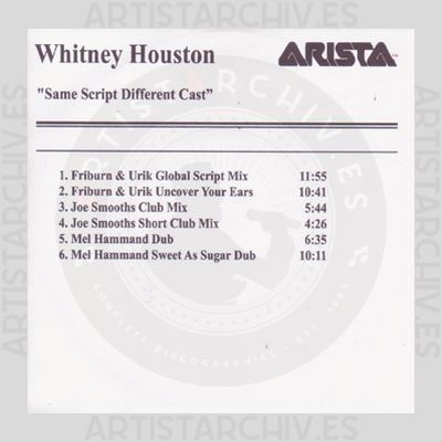 Whitney Houston & Deborah Cox - Same Script, Different Cast - Club Mixes