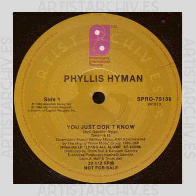 Phyllis Hyman - You Just Don't Know