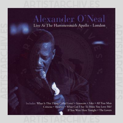 Alexander O'Neal - Live At The Hammersmith Apollo - London