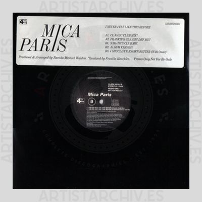 Mica Paris - I Never Felt Like This Before