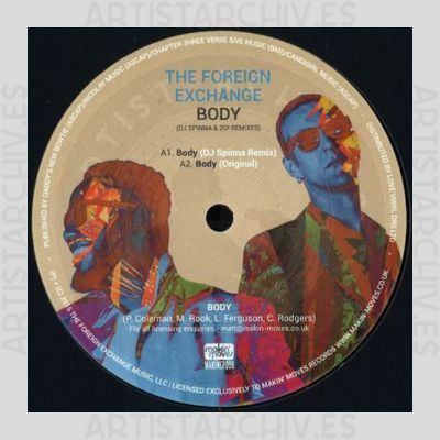 The Foreign Exchange - Body (DJ Spinna & Zo! Remixes)
