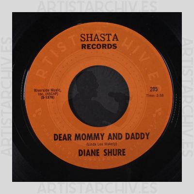 Diane Shure - Dear Mommy And Daddy / The Sun Is Shining