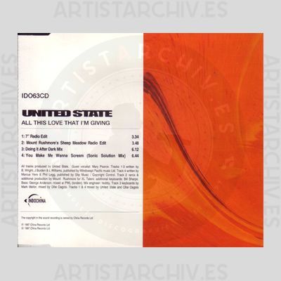United State - All This Love That I'm Giving