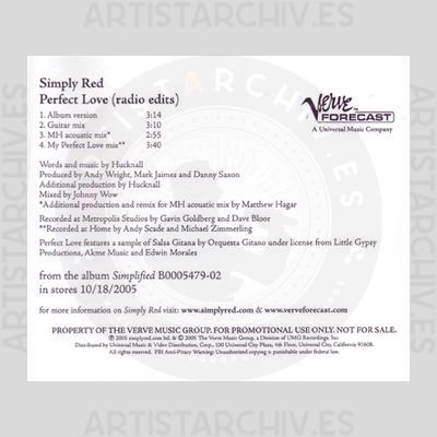 Simply Red - Perfect Love - Radio Edits