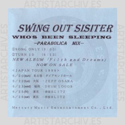 Swing Out Sister - Who's Been Sleeping (Parabolica Mix)